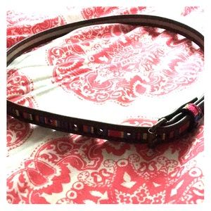 Trendy, multi-colored belt